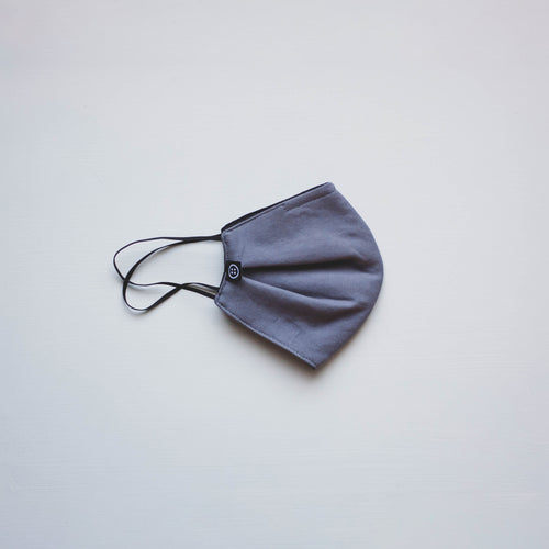 Masque trois épaisseurs gris moyen (homme)